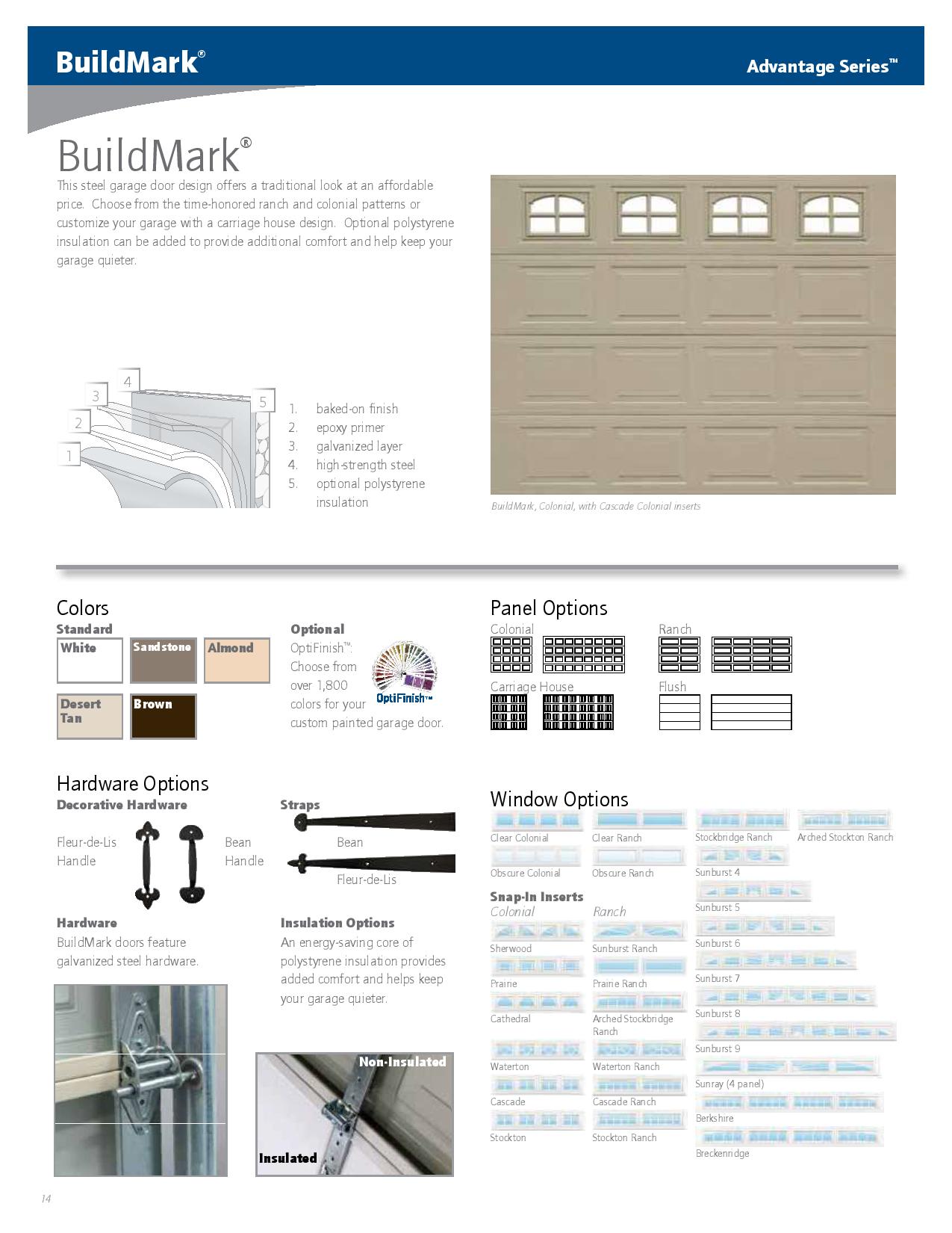 BuildMark ♦ Affordable Steel Garage Doors with a Traditional Look